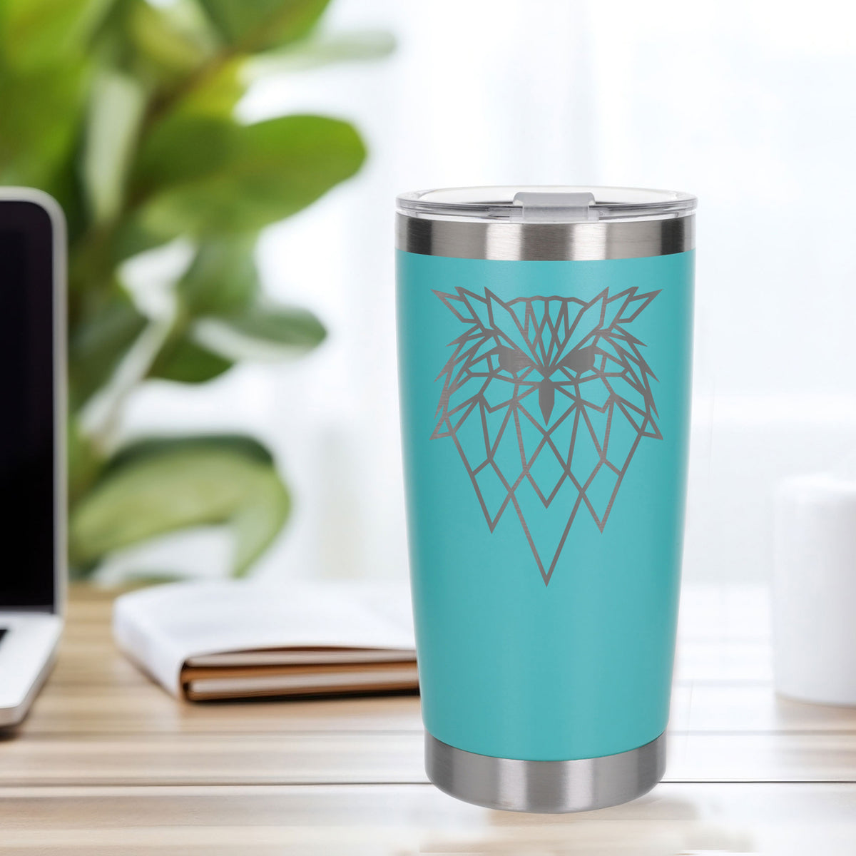 Turquoise Thermal Metal Coffee Cup