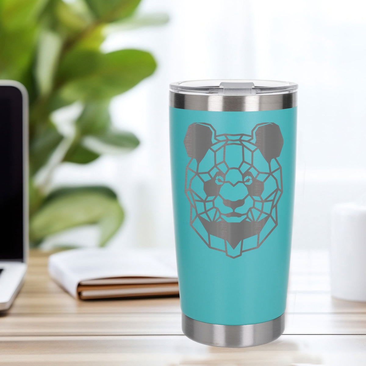 Turquoise Thermal Metal Coffee Cup
