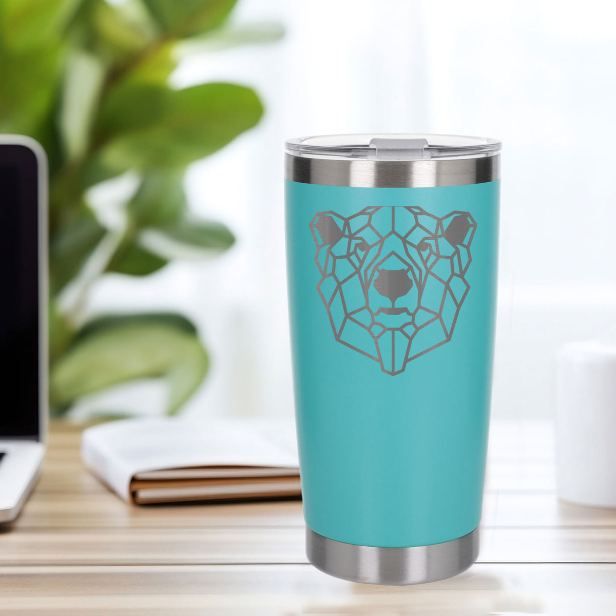Turquoise Thermal Metal Coffee Cup