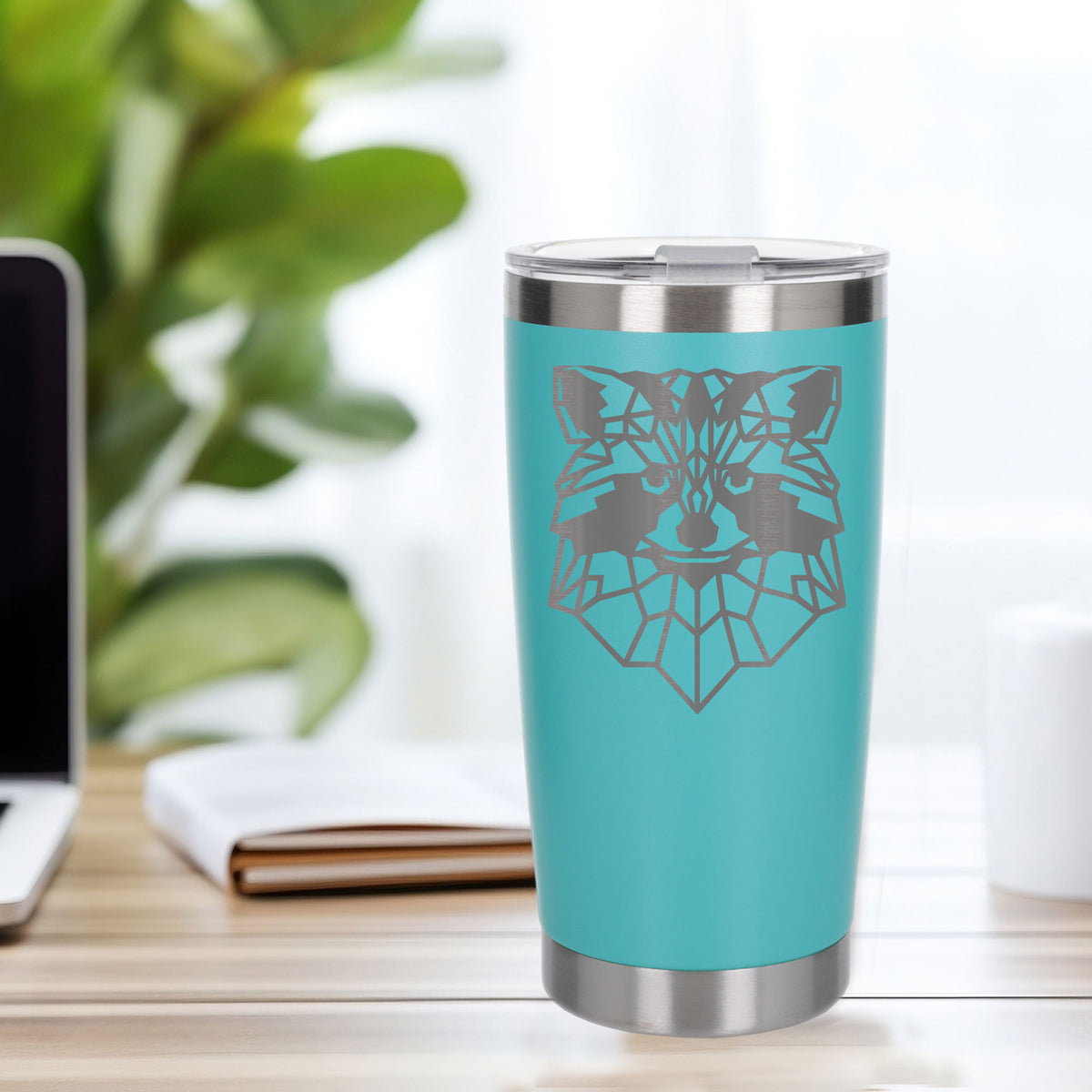 Turquoise Thermal Metal Coffee Cup