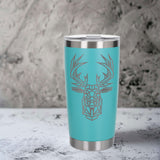 Turquoise Thermal Metal Coffee Cup