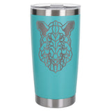 Turquoise Thermal Metal Coffee Cup