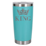 Turquoise Thermal Metal Coffee Cup