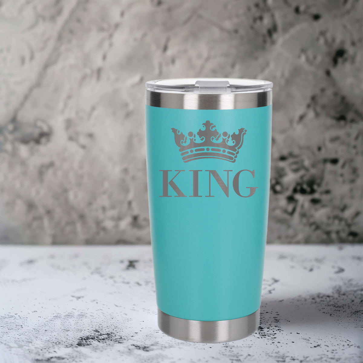 Turquoise Thermal Metal Coffee Cup