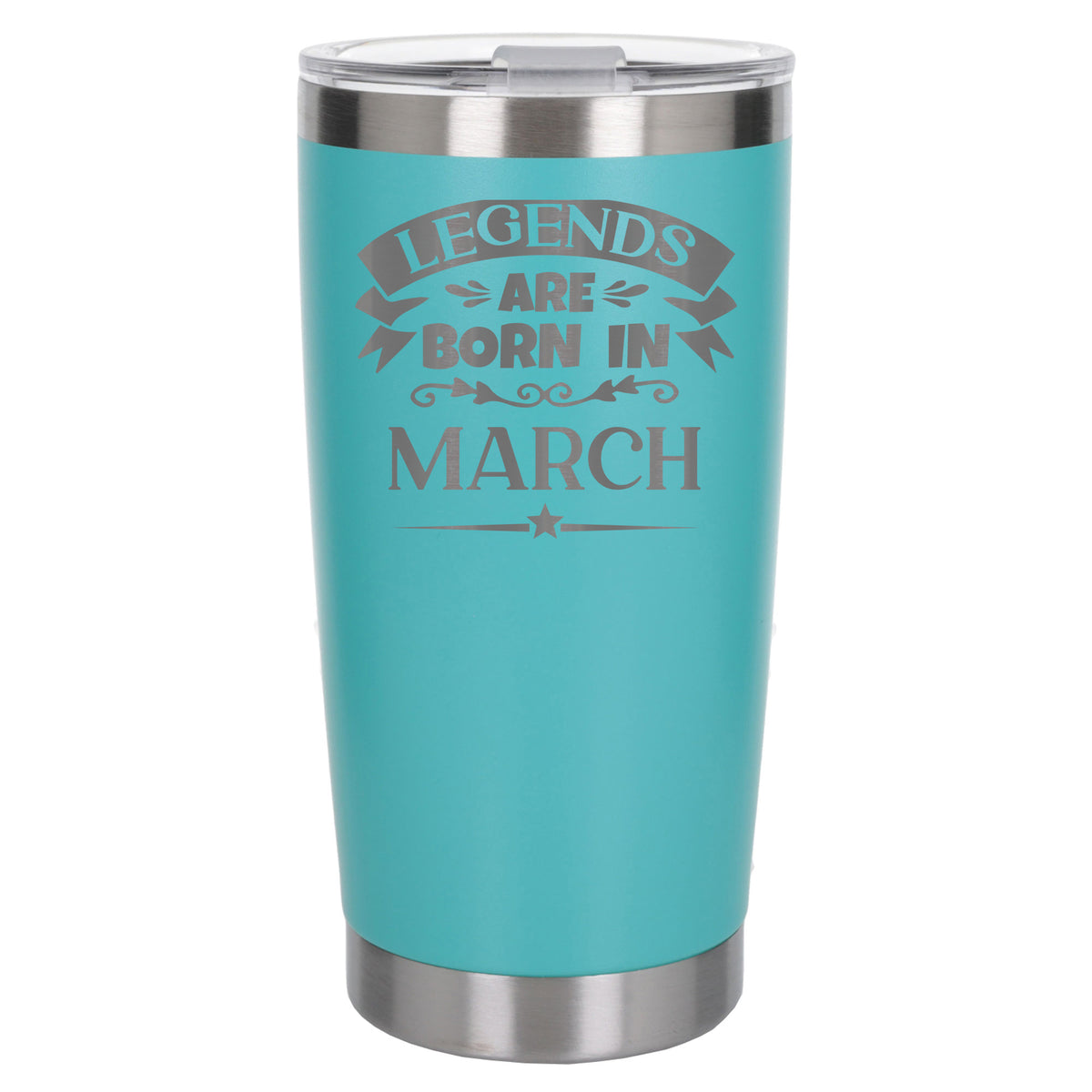 Turquoise Thermal Metal Coffee Cup