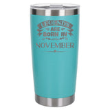 Turquoise Thermal Metal Coffee Cup