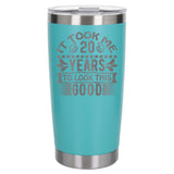 Turquoise Thermal Metal Coffee Cup