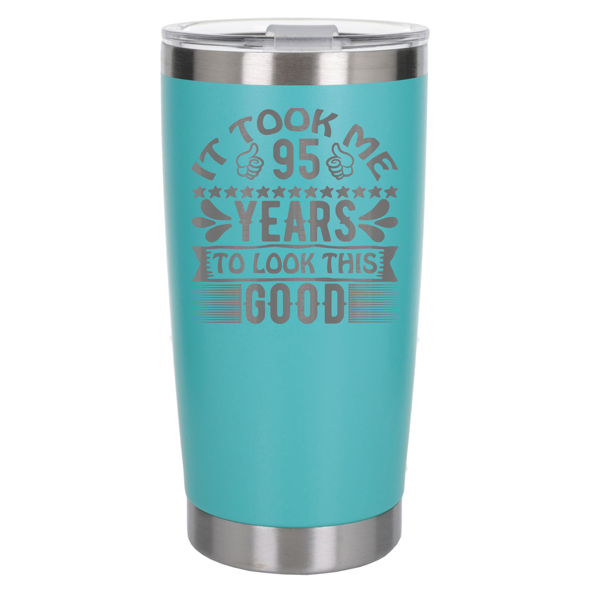 Turquoise Thermal Metal Coffee Cup
