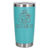 Turquoise Thermal Metal Coffee Cup