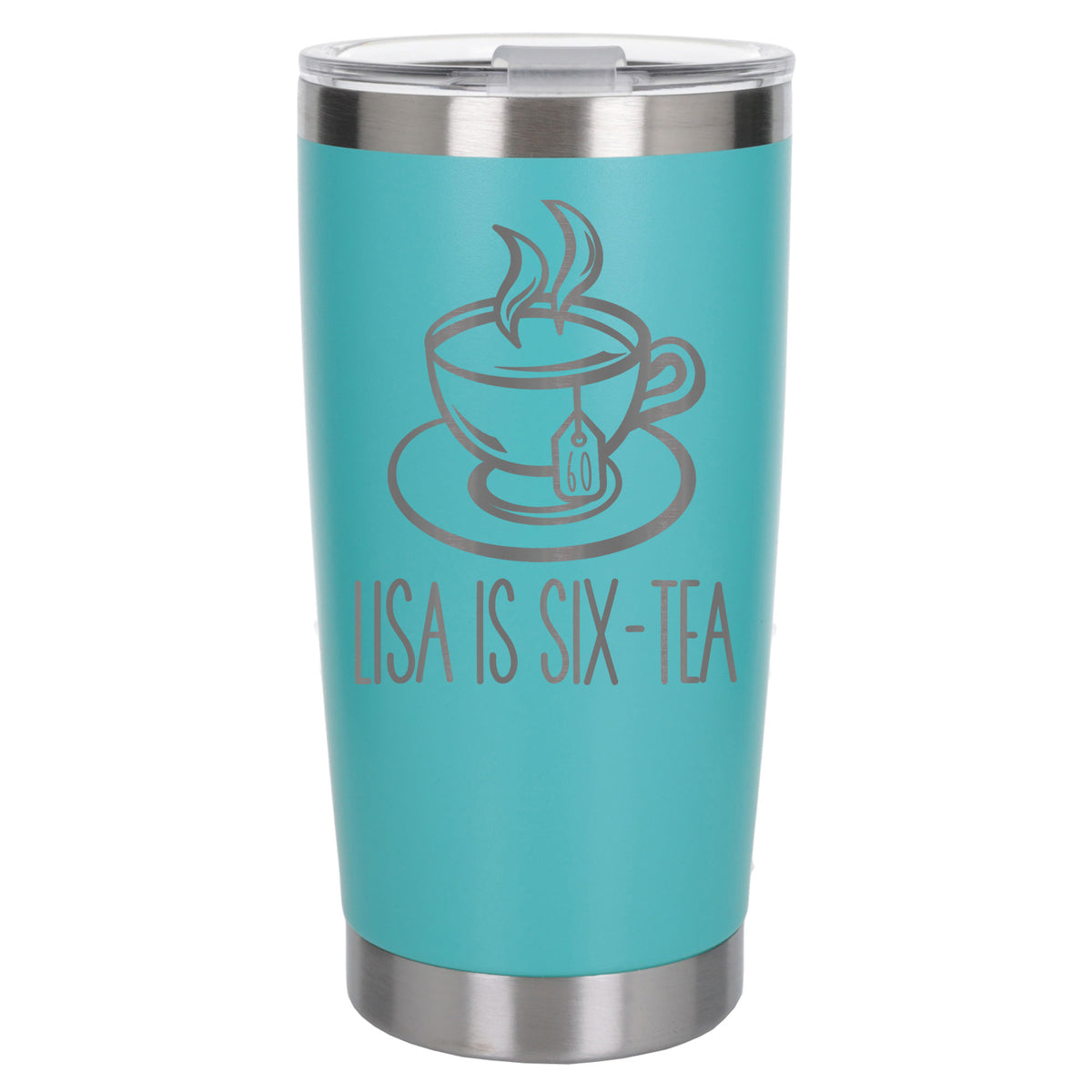 Turquoise Thermal Metal Coffee Cup