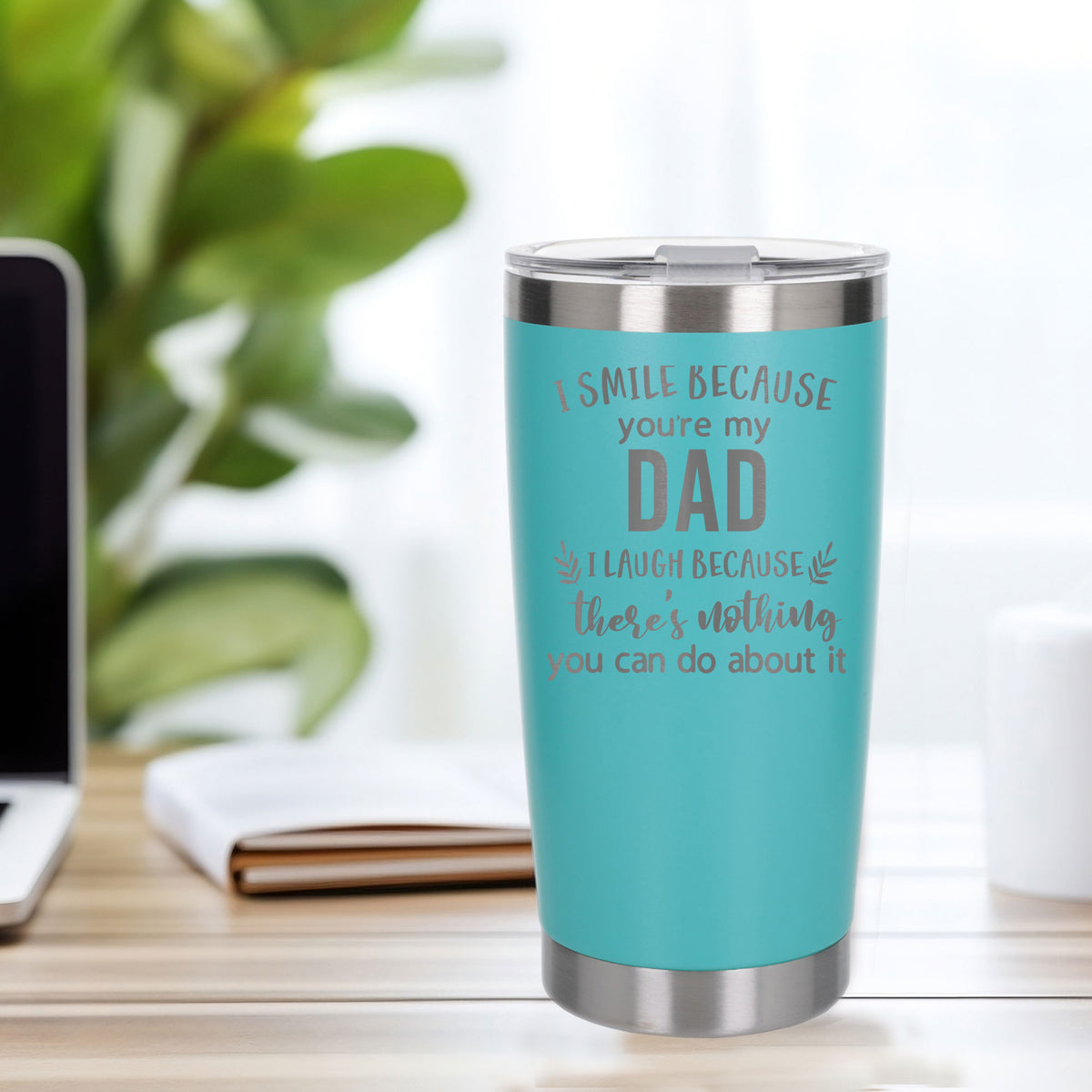Turquoise Thermal Metal Coffee Cup