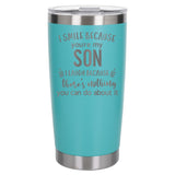 Turquoise Thermal Metal Coffee Cup