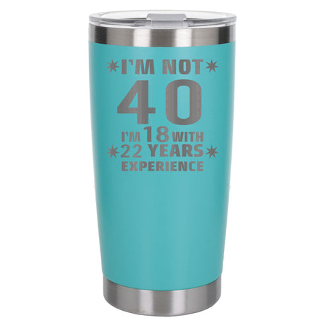 Turquoise Thermal Metal Coffee Cup