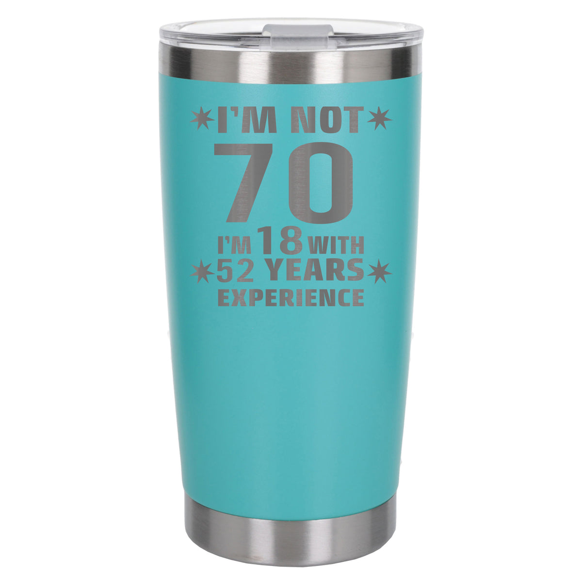 Turquoise Thermal Metal Coffee Cup