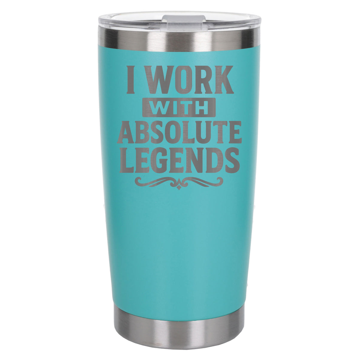 Turquoise Thermal Metal Coffee Cup
