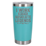 Turquoise Thermal Metal Coffee Cup