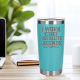 Turquoise Thermal Metal Coffee Cup