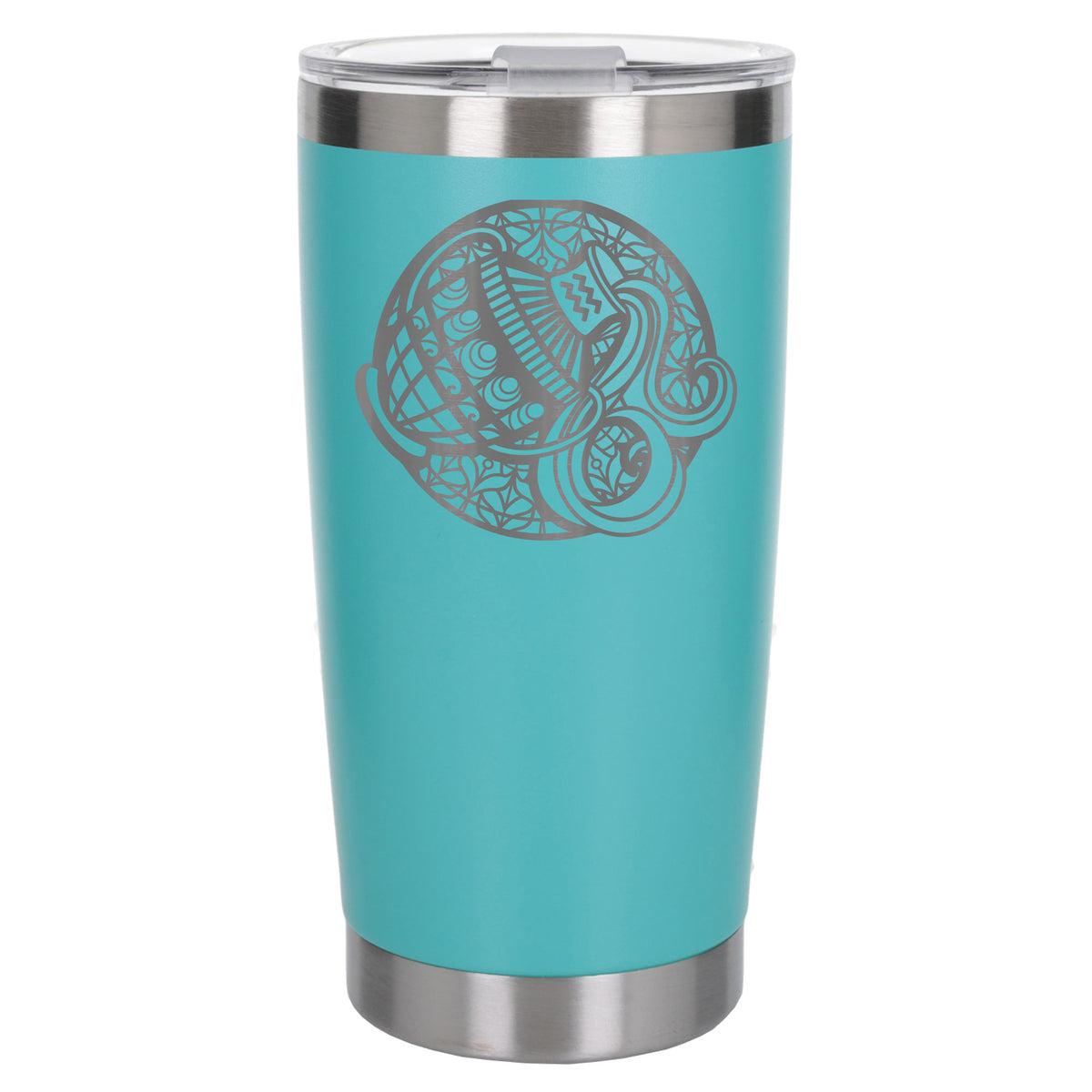 Turquoise Thermal Metal Coffee Cup
