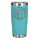 Turquoise Thermal Metal Coffee Cup