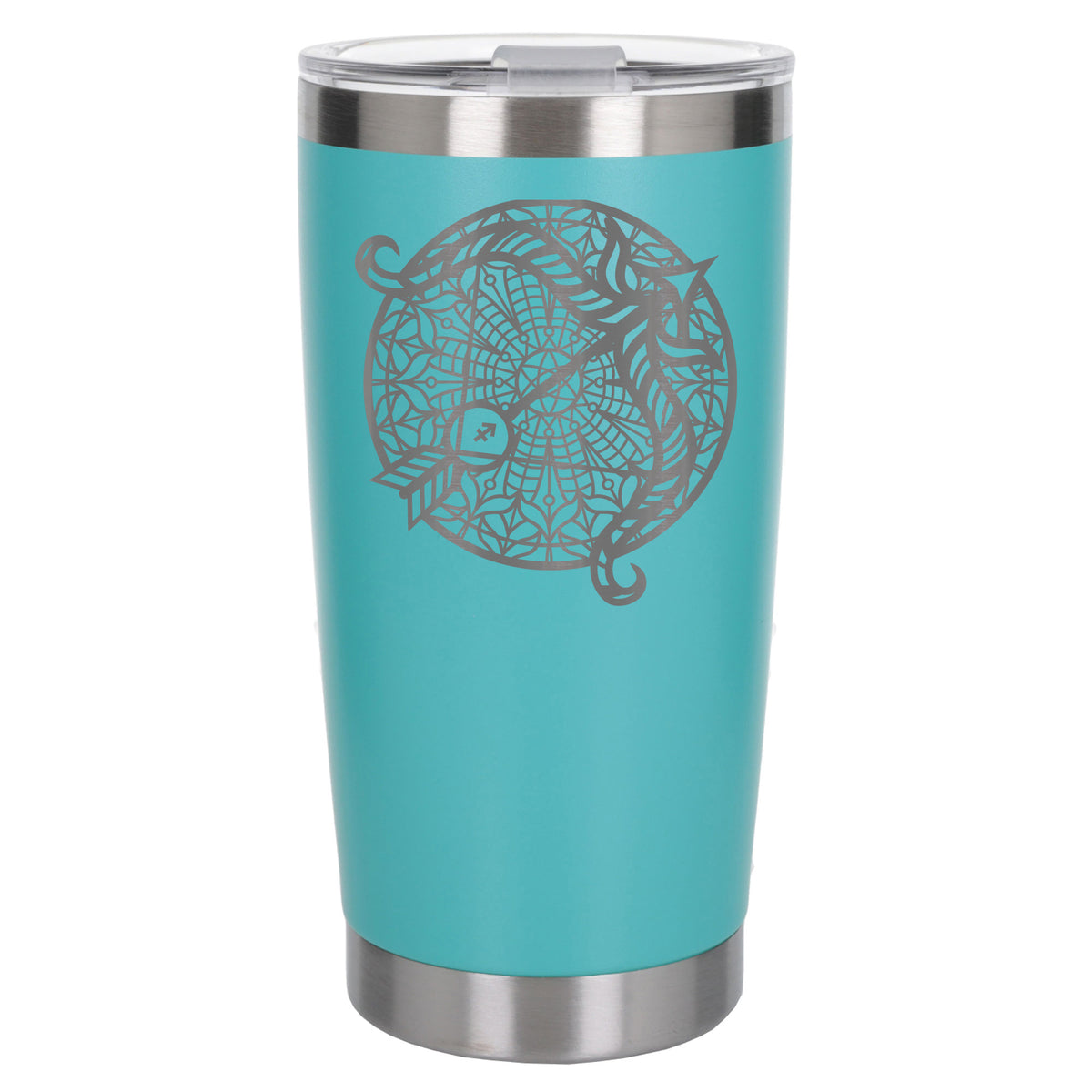 Turquoise Thermal Metal Coffee Cup