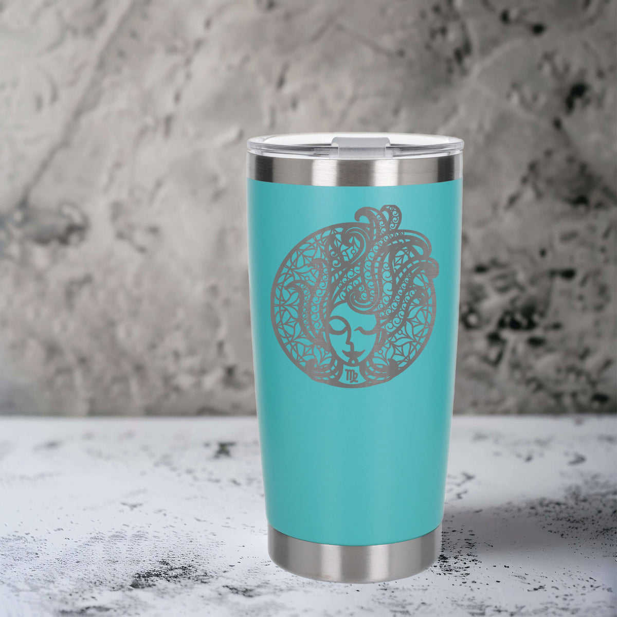Turquoise Thermal Metal Coffee Cup