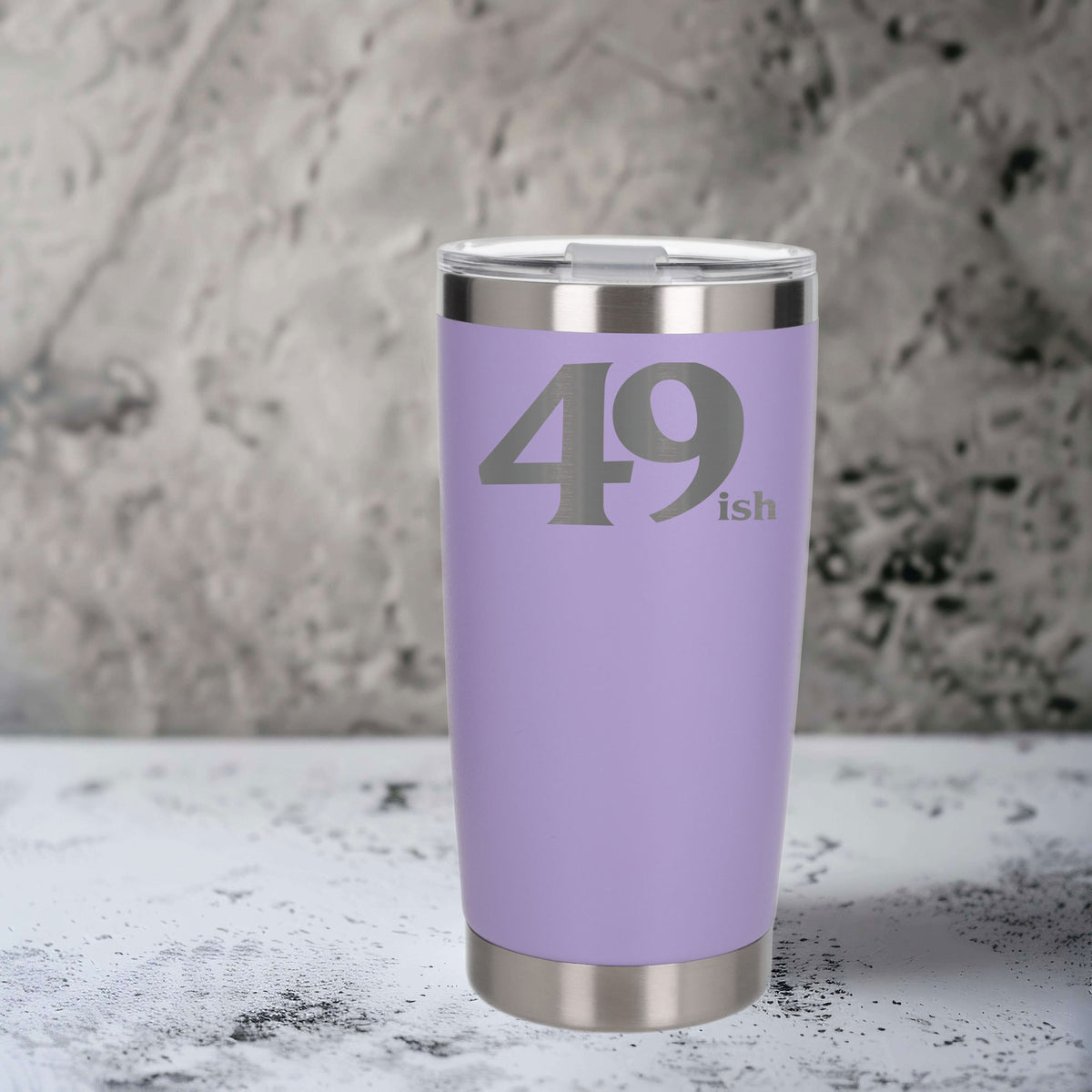 Lavender Thermal Metal Coffee Cup
