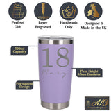Lavender Thermal Metal Coffee Cup
