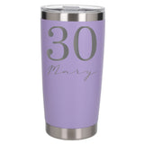 Lavender Thermal Metal Coffee Cup