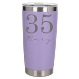 Lavender Thermal Metal Coffee Cup
