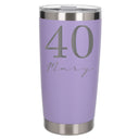 Lavender Thermal Metal Coffee Cup