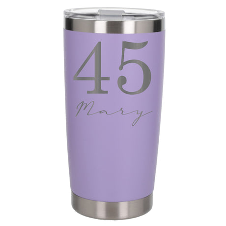 Lavender Thermal Metal Coffee Cup