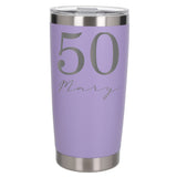 Lavender Thermal Metal Coffee Cup