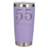 Lavender Thermal Metal Coffee Cup
