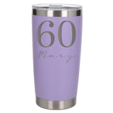 Lavender Thermal Metal Coffee Cup