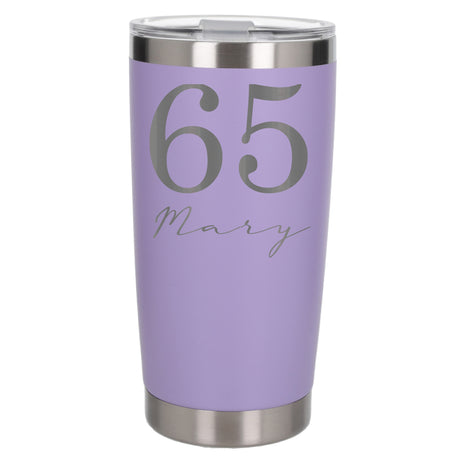 Lavender Thermal Metal Coffee Cup