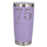 Lavender Thermal Metal Coffee Cup