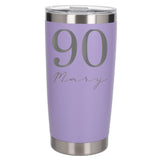 Lavender Thermal Metal Coffee Cup
