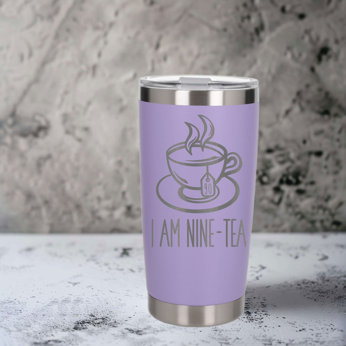 Lavender Thermal Metal Coffee Cup