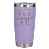 Lavender Thermal Metal Coffee Cup