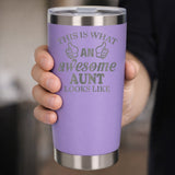 Lavender Thermal Metal Coffee Cup