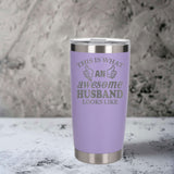 Lavender Thermal Metal Coffee Cup