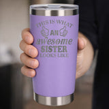 Lavender Thermal Metal Coffee Cup