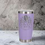 Lavender Thermal Metal Coffee Cup