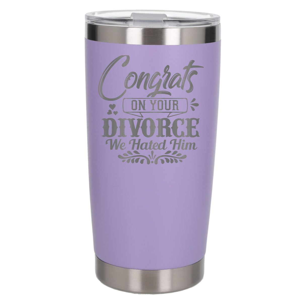 Lavender Thermal Metal Coffee Cup