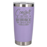 Lavender Thermal Metal Coffee Cup