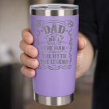 Lavender Thermal Metal Coffee Cup