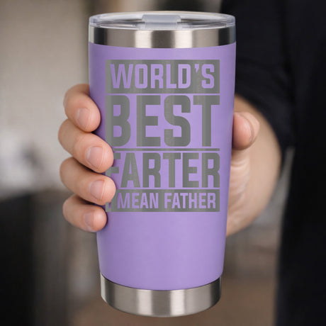 Lavender Thermal Metal Coffee Cup