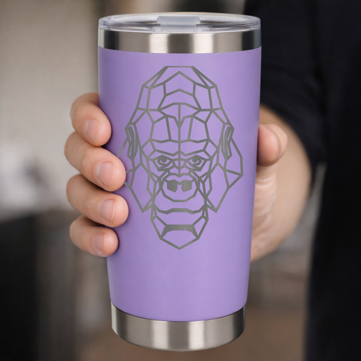 Lavender Thermal Metal Coffee Cup