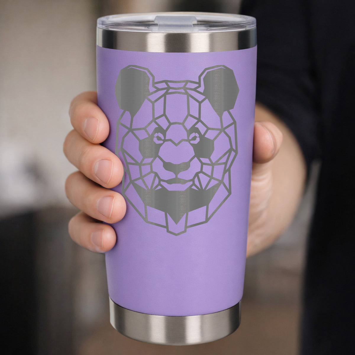 Lavender Thermal Metal Coffee Cup