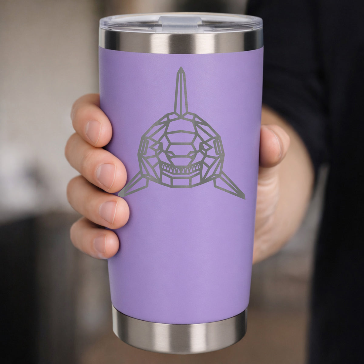 Lavender Thermal Metal Coffee Cup